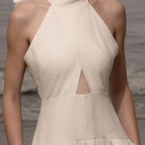 Ginger Dress - Ivory Linen - Heidi Merrick