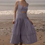 Calvi Dress - Summer Stripe Cotton - Heidi Merrick
