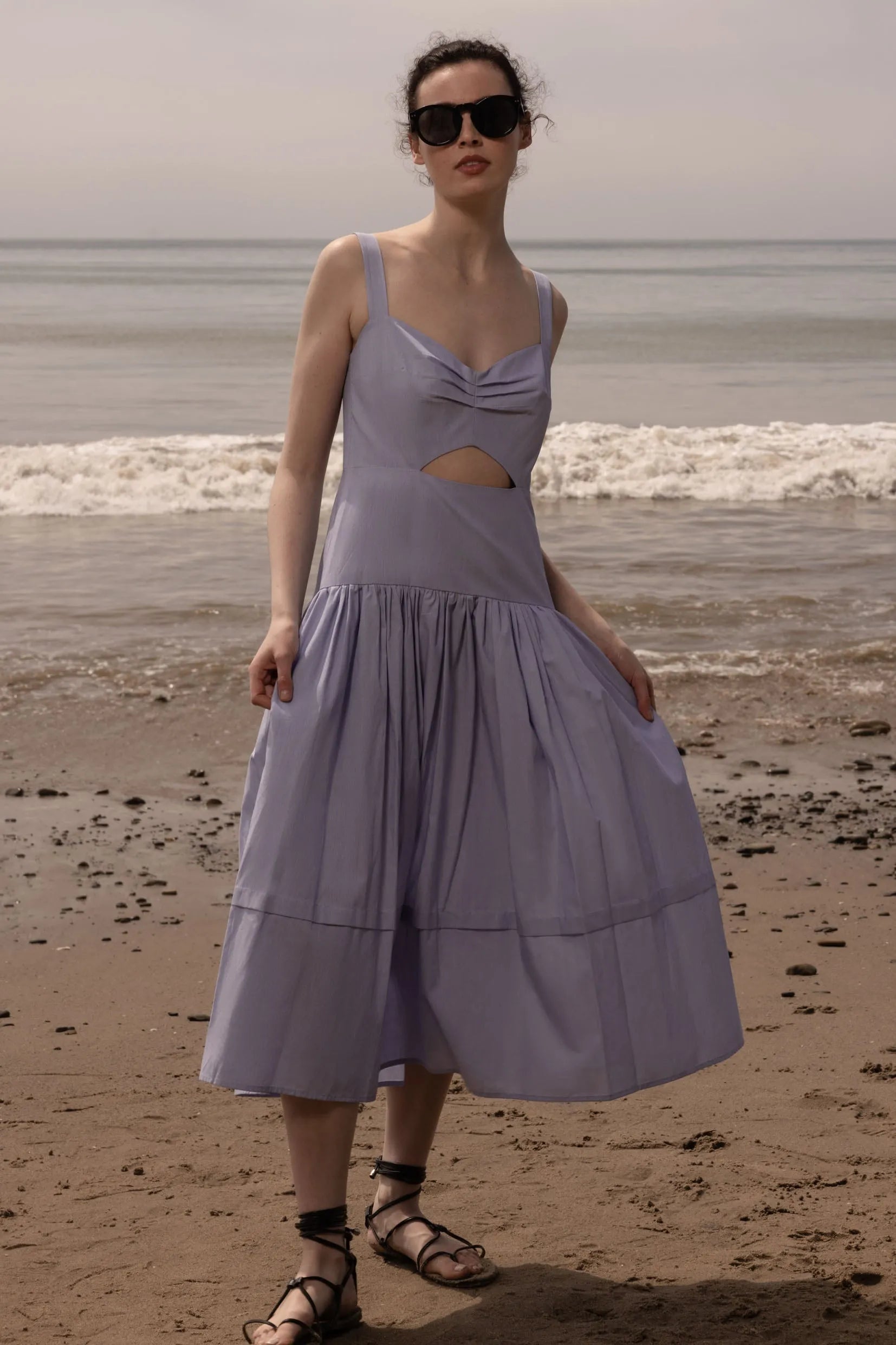 Calvi Dress - Summer Stripe Cotton - Heidi Merrick