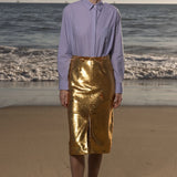 Ember Skirt - Santorini Gold - Heidi Merrick