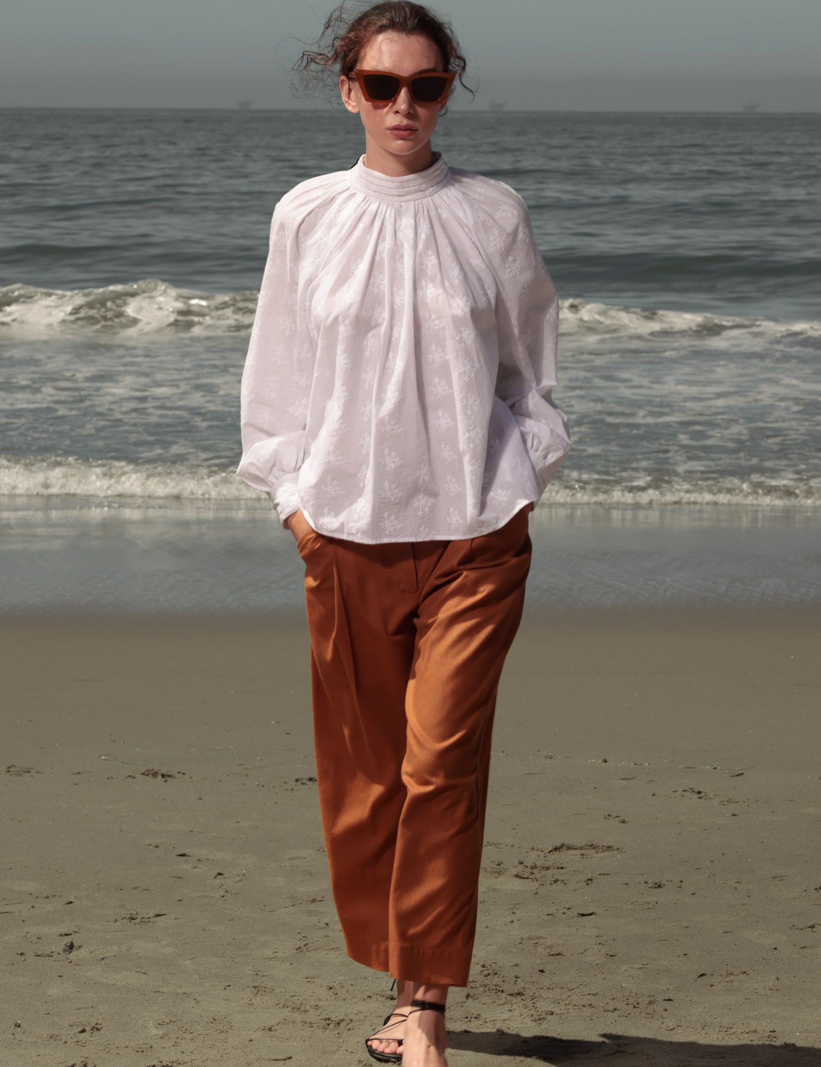 Verse Top- Embroidery Cotton - Heidi Merrick