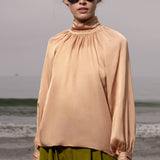 Letter Blouse - Toast - Heidi Merrick