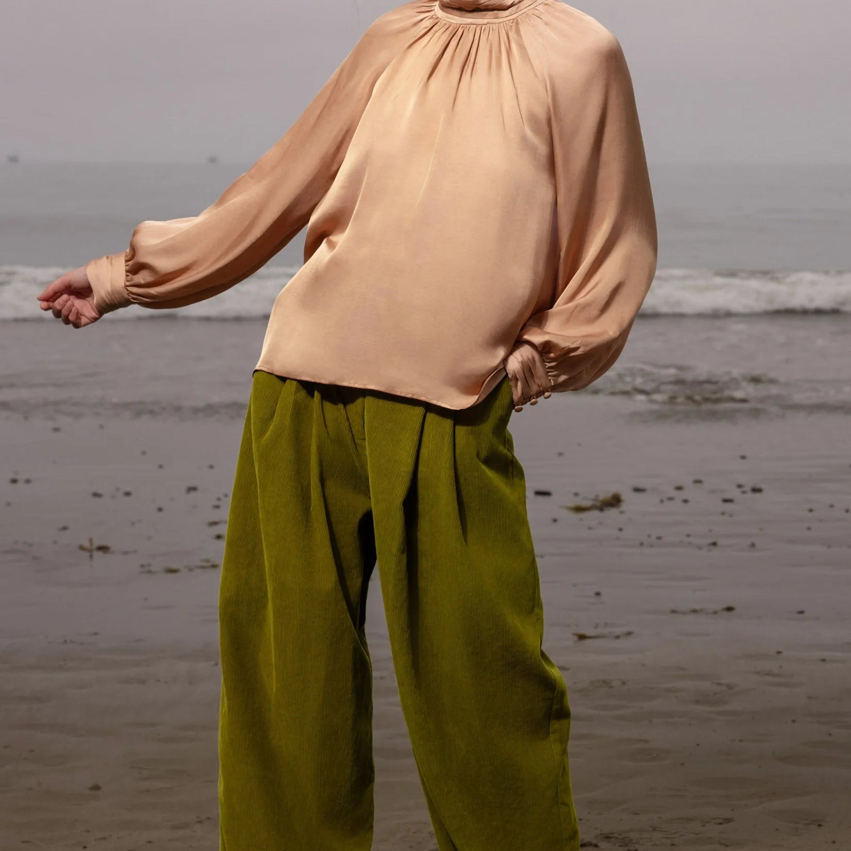 Letter Blouse - Toast - Heidi Merrick