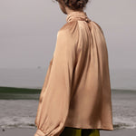 Letter Blouse - Toast - Heidi Merrick