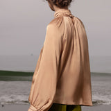 Letter Blouse - Toast - Heidi Merrick