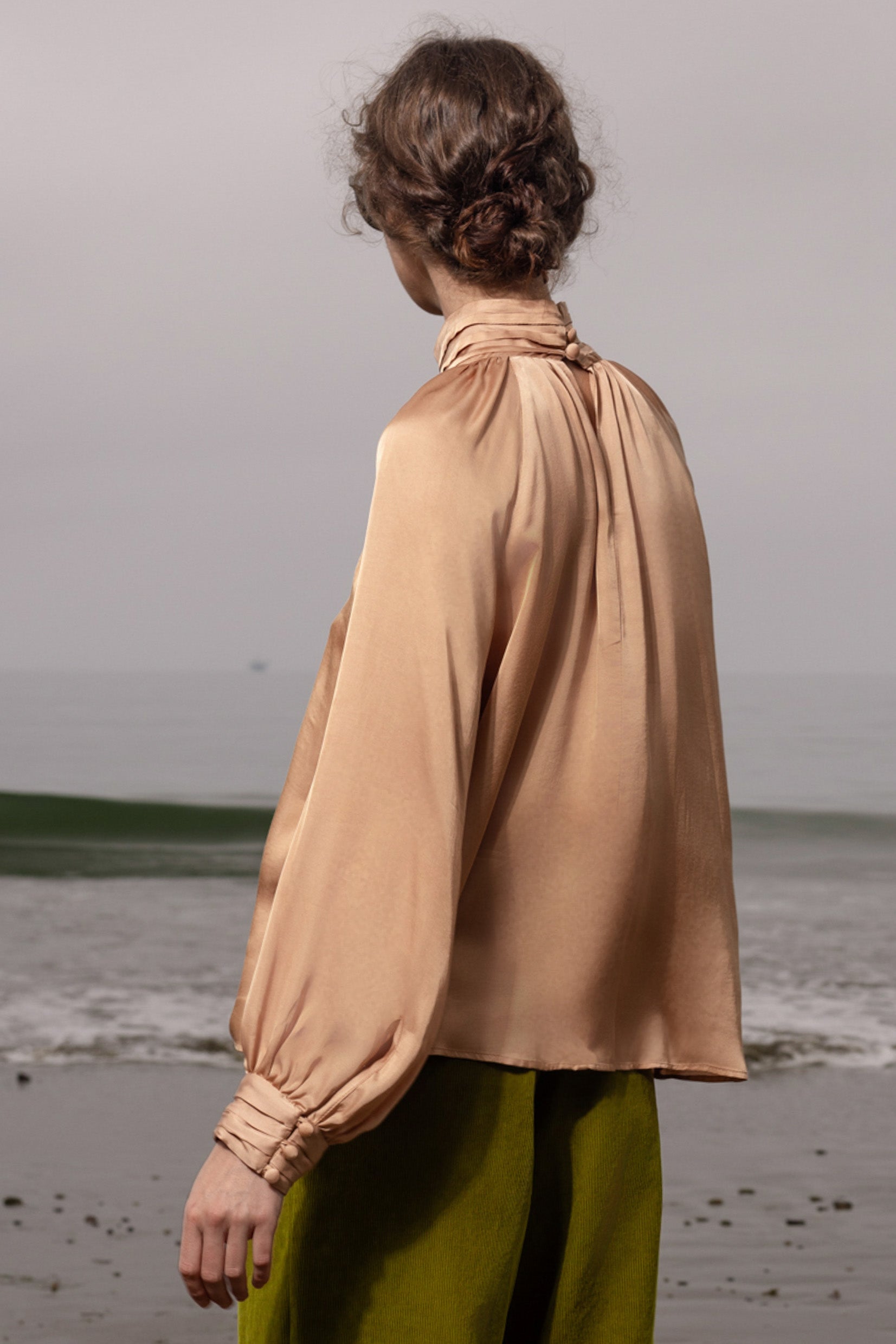 Letter Blouse - Toast - Heidi Merrick