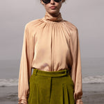 Letter Blouse - Toast - Heidi Merrick