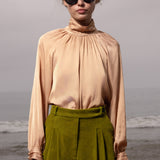 Letter Blouse - Toast - Heidi Merrick