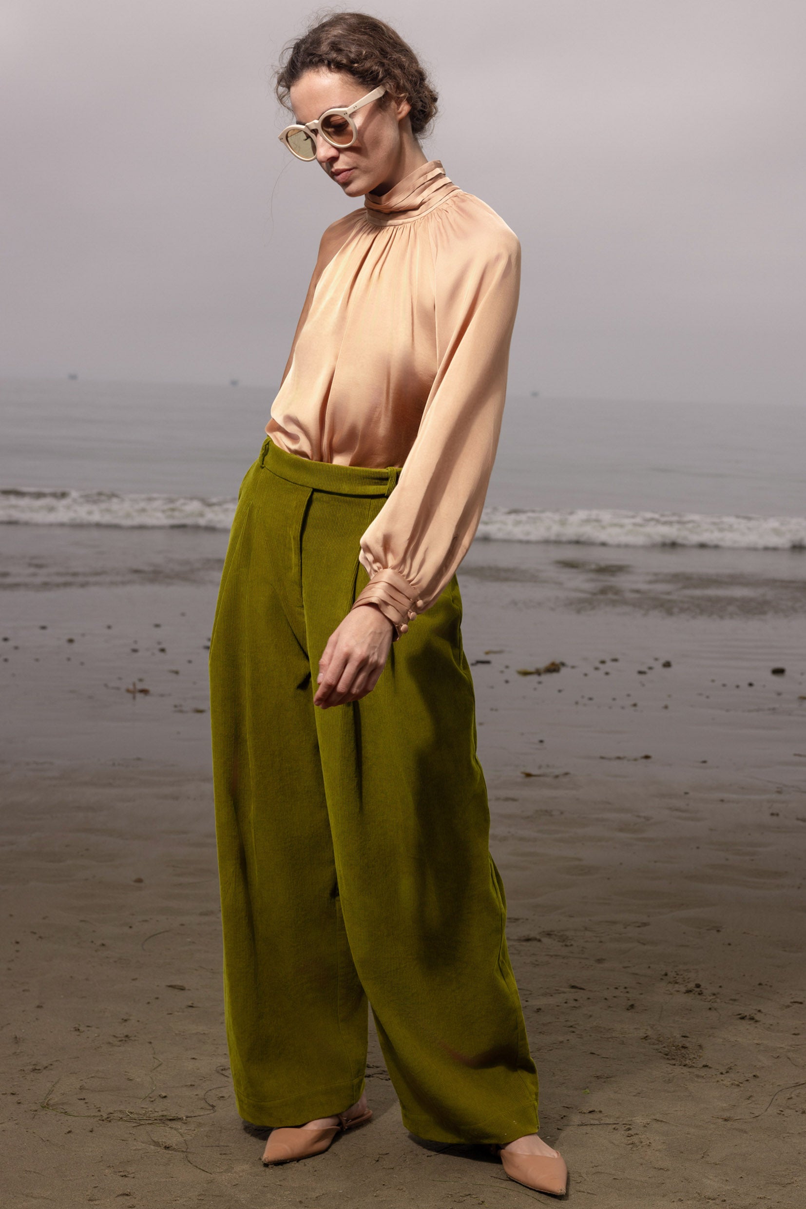 Letter Blouse - Toast - Heidi Merrick