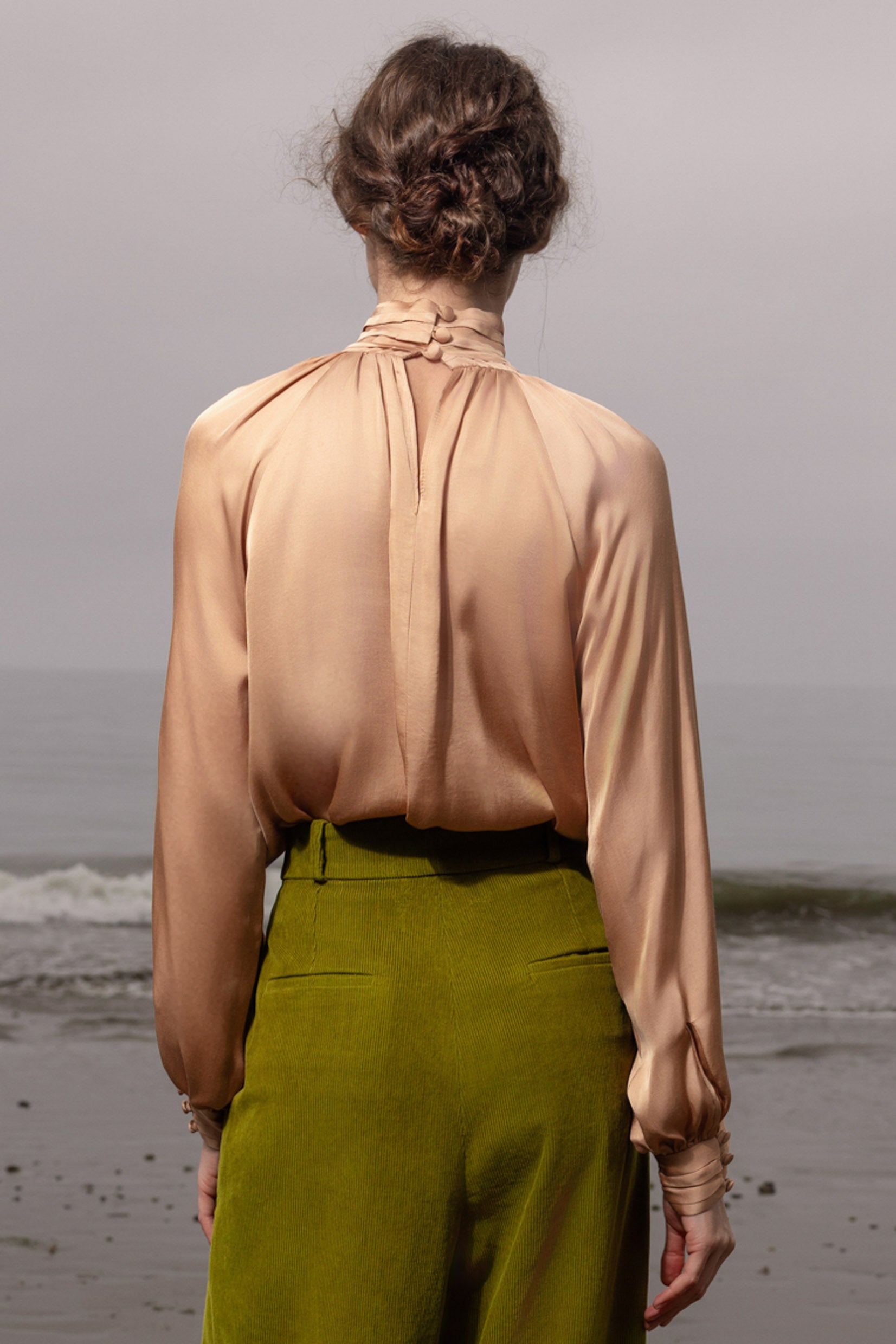 Letter Blouse - Toast - Heidi Merrick