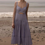Calvi Dress - Summer Stripe Cotton - Heidi Merrick
