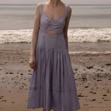 Calvi Dress - Summer Stripe Cotton - Heidi Merrick
