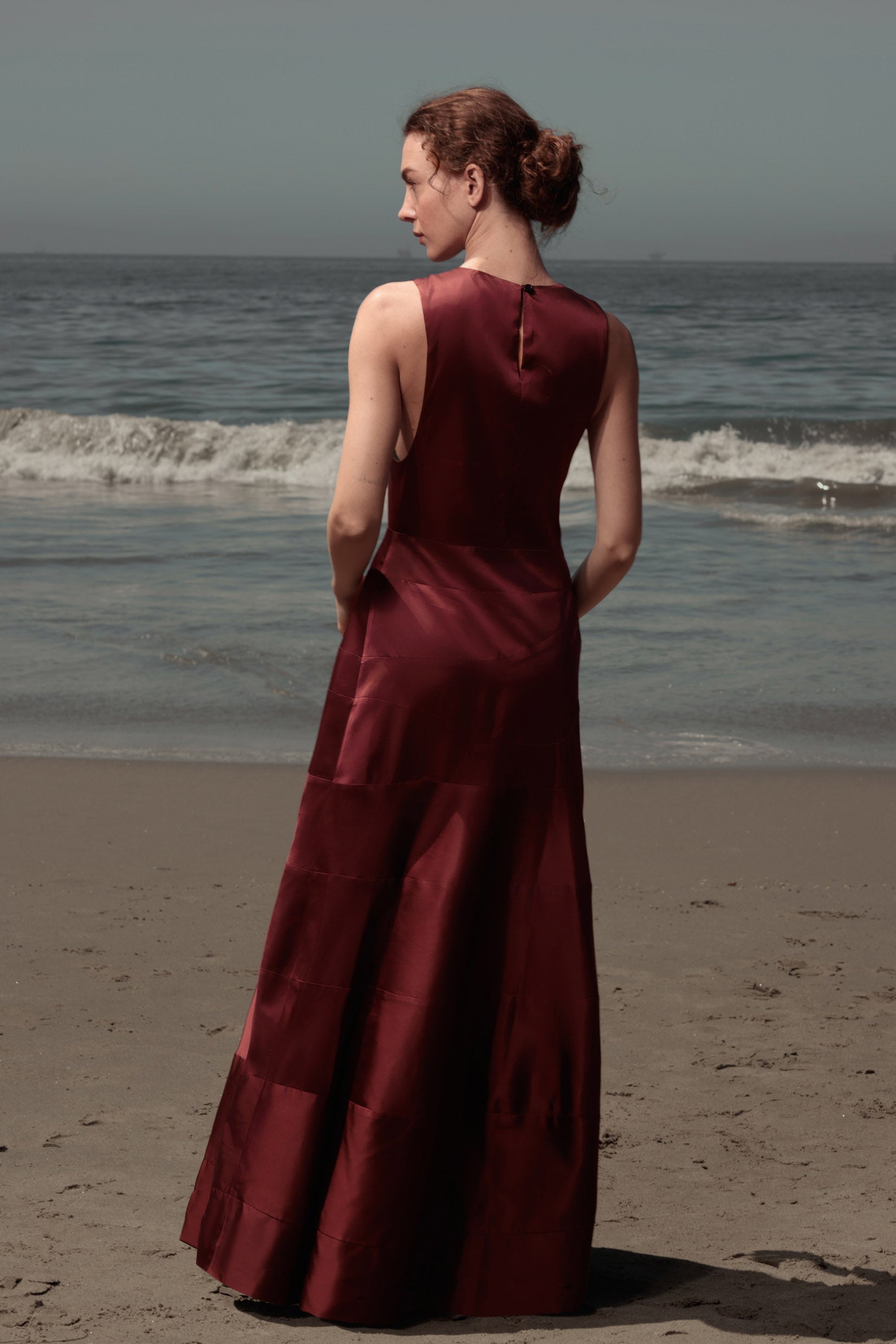 Gale Gown - Burgundy - Heidi Merrick