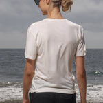 70's SRF LA Slim Tee - Navy Embroidered - Heidi Merrick