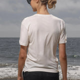 70's SRF LA Slim Tee - Navy Embroidered - Heidi Merrick