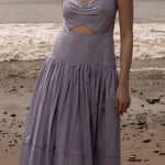 Calvi Dress - Summer Stripe Cotton - Heidi Merrick