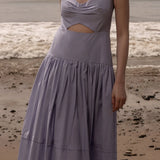 Calvi Dress - Summer Stripe Cotton - Heidi Merrick