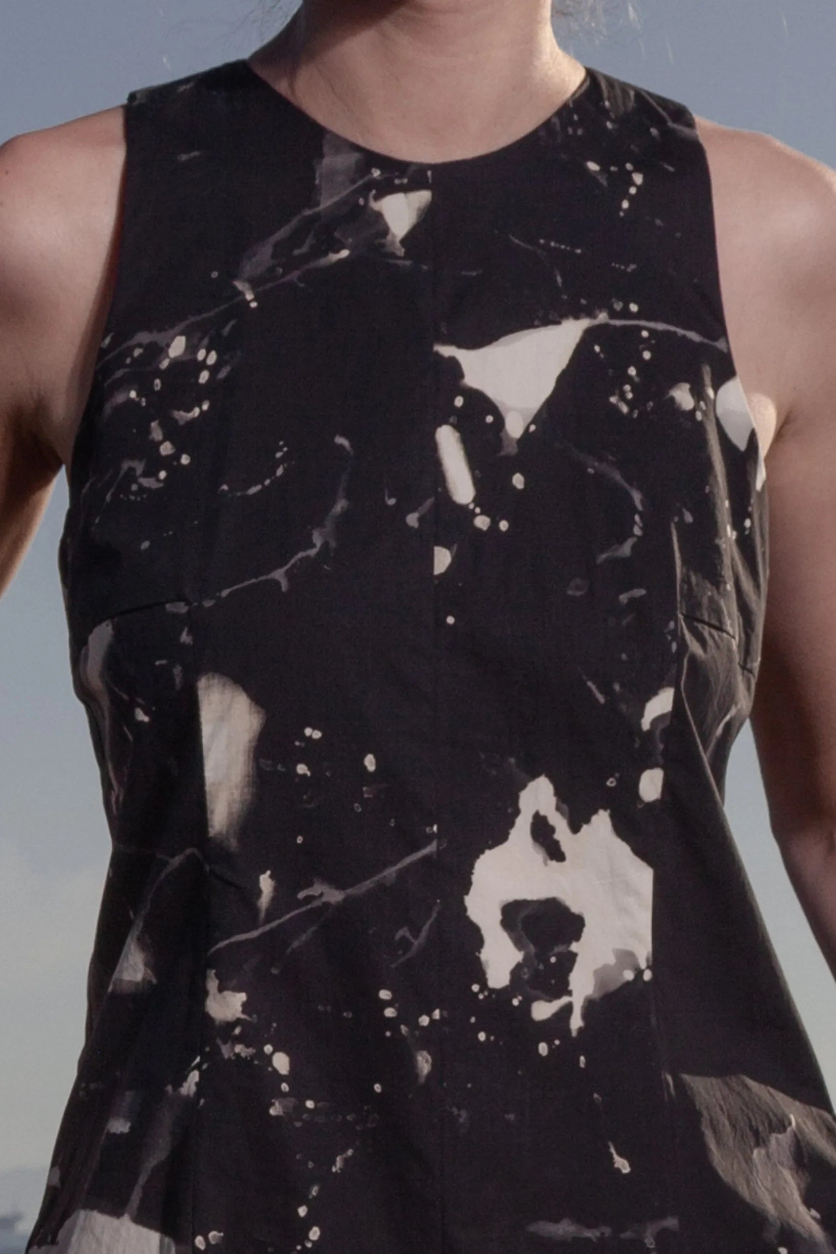 Lila Dress - Inghua Shirting - Heidi Merrick