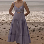 Calvi Dress - Summer Stripe Cotton - Heidi Merrick