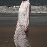 Tara Skirt - Clair de Lune Lace - Heidi Merrick