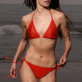 Knotted Triangle Top - Vermilion