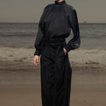 Alix Pant - Noir Velvet - Heidi Merrick