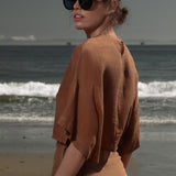 Mojave Top - Sunrise Tissue Linen - Heidi Merrick