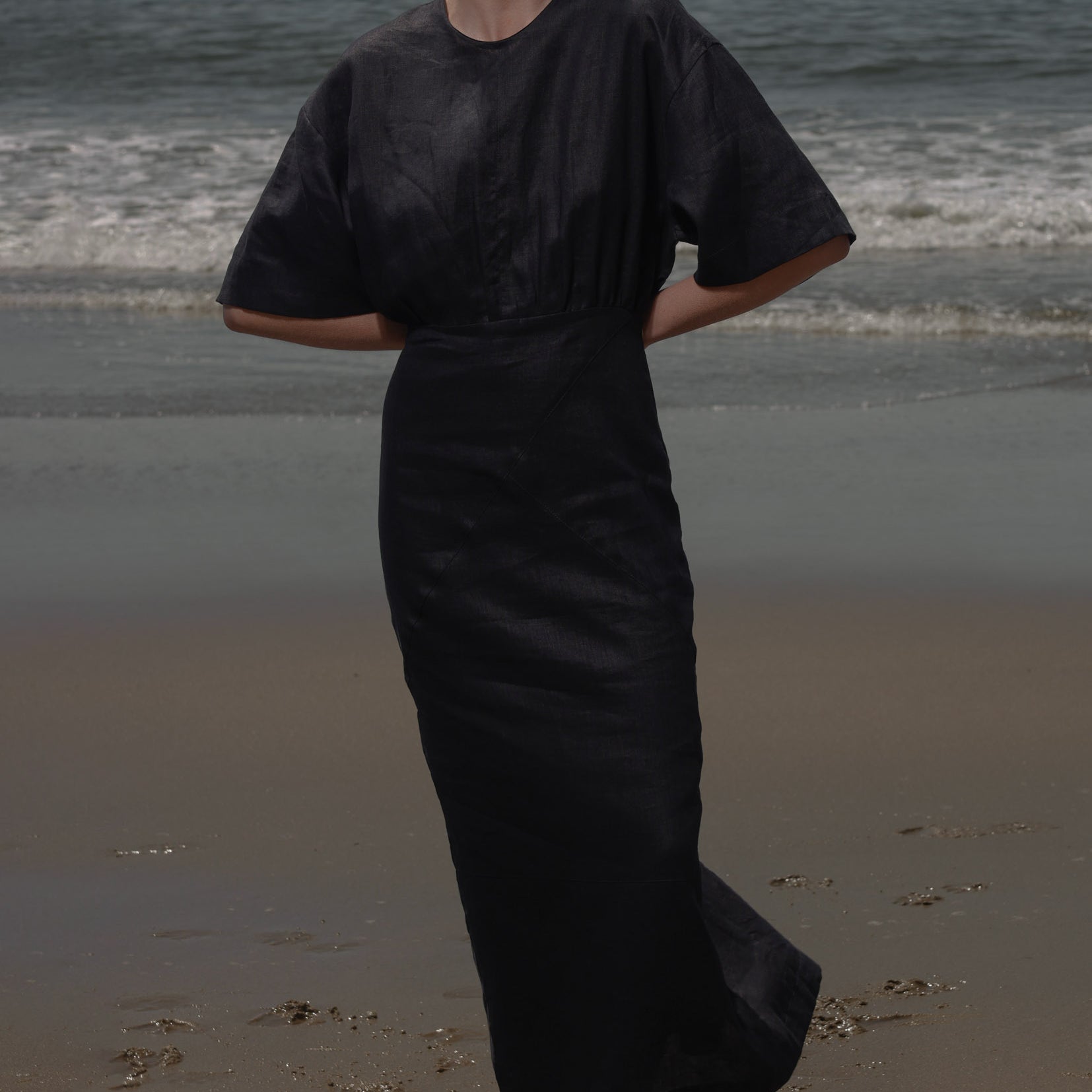 Fauna Dress - Frog Linen - Heidi Merrick