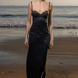 Gia Dress - Black Linen - Heidi Merrick