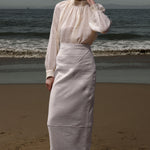 Verse Top - Ivory Tissue Linen - Heidi Merrick