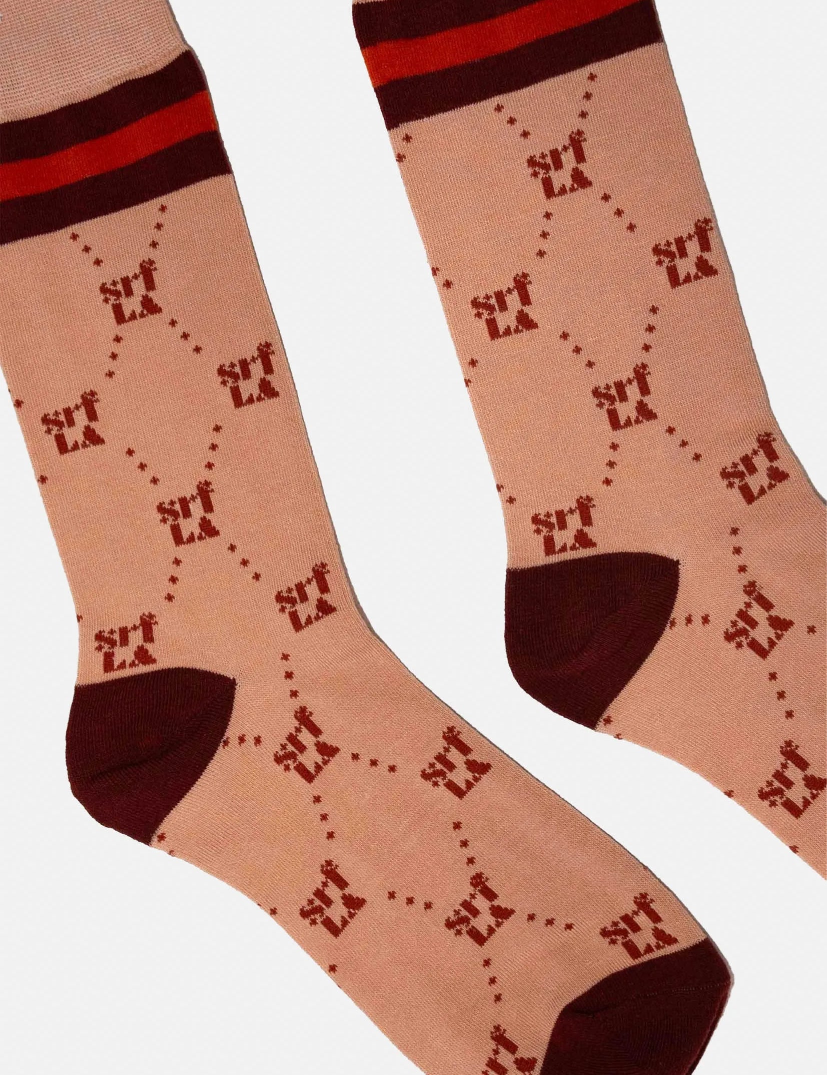 70's SRF Socks - Burgundy - Heidi Merrick