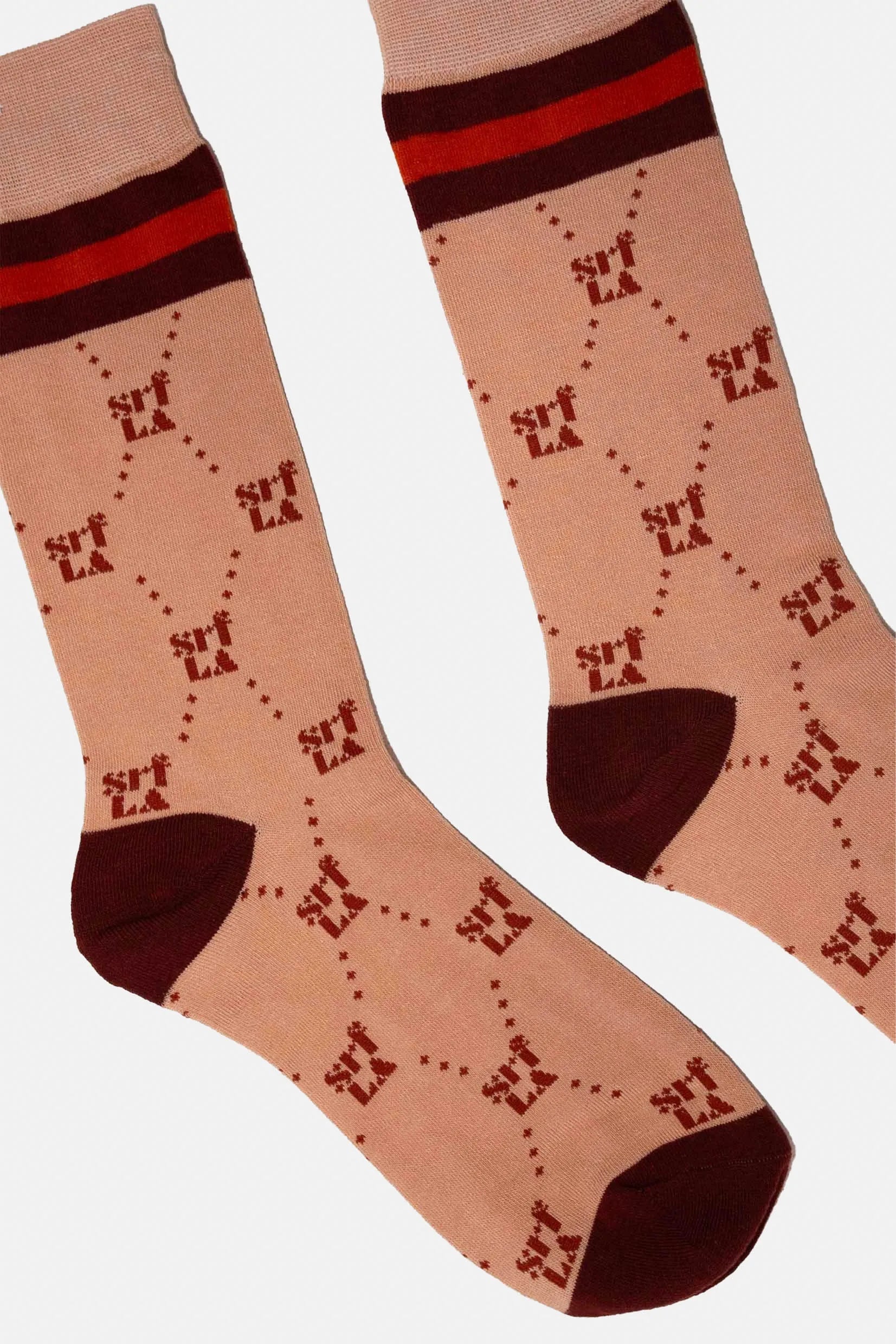 70's SRF Socks - Burgundy - Heidi Merrick