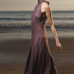 Nysa Dress - Lavender Linen - Heidi Merrick
