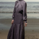 Gale Skirt - Lavender Linen - Heidi Merrick