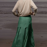 Gale Skirt - Green Moire - Heidi Merrick