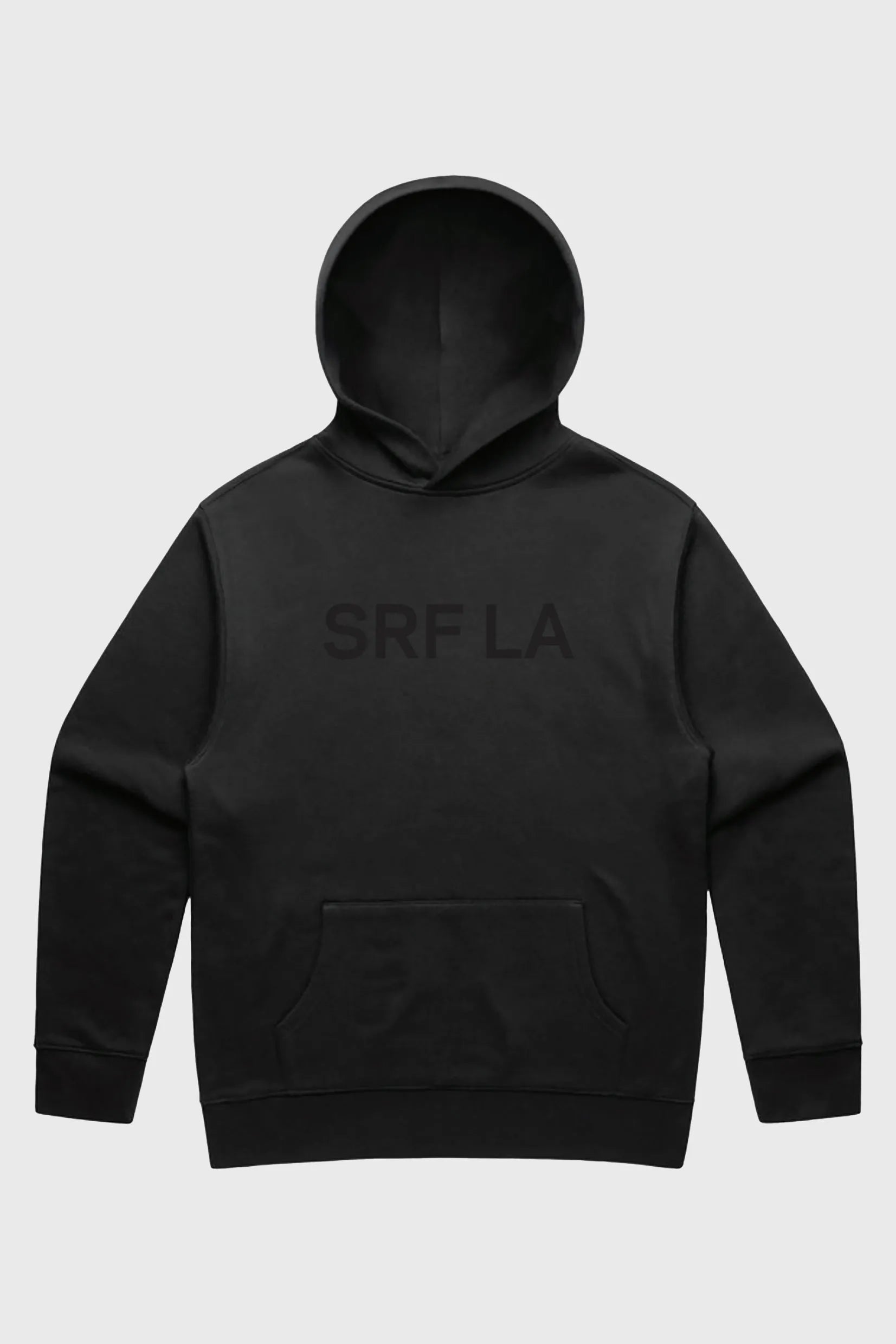 SRF LA Unisex Hoodie - Black on Black - Heidi Merrick