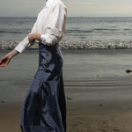 Gale Skirt - Blue Moire - Heidi Merrick