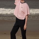 SRF LA Sailor Tee - White & Red Stripes