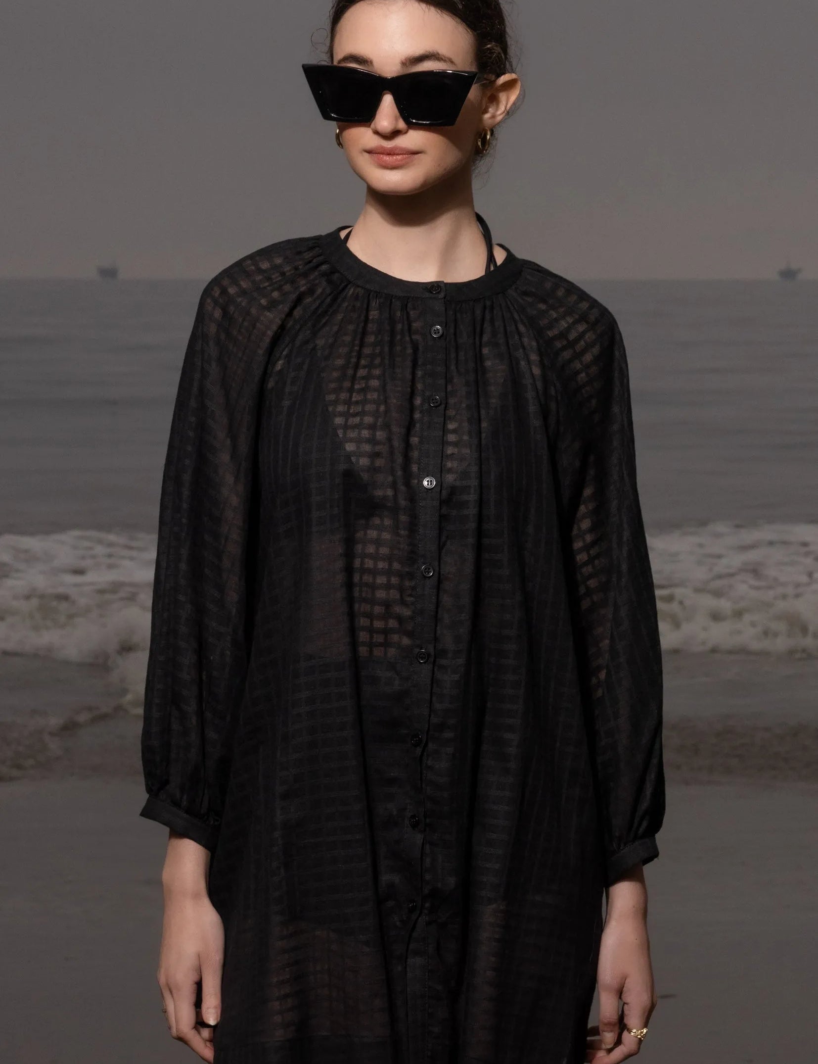 Palma Cover-up - Black - Heidi Merrick