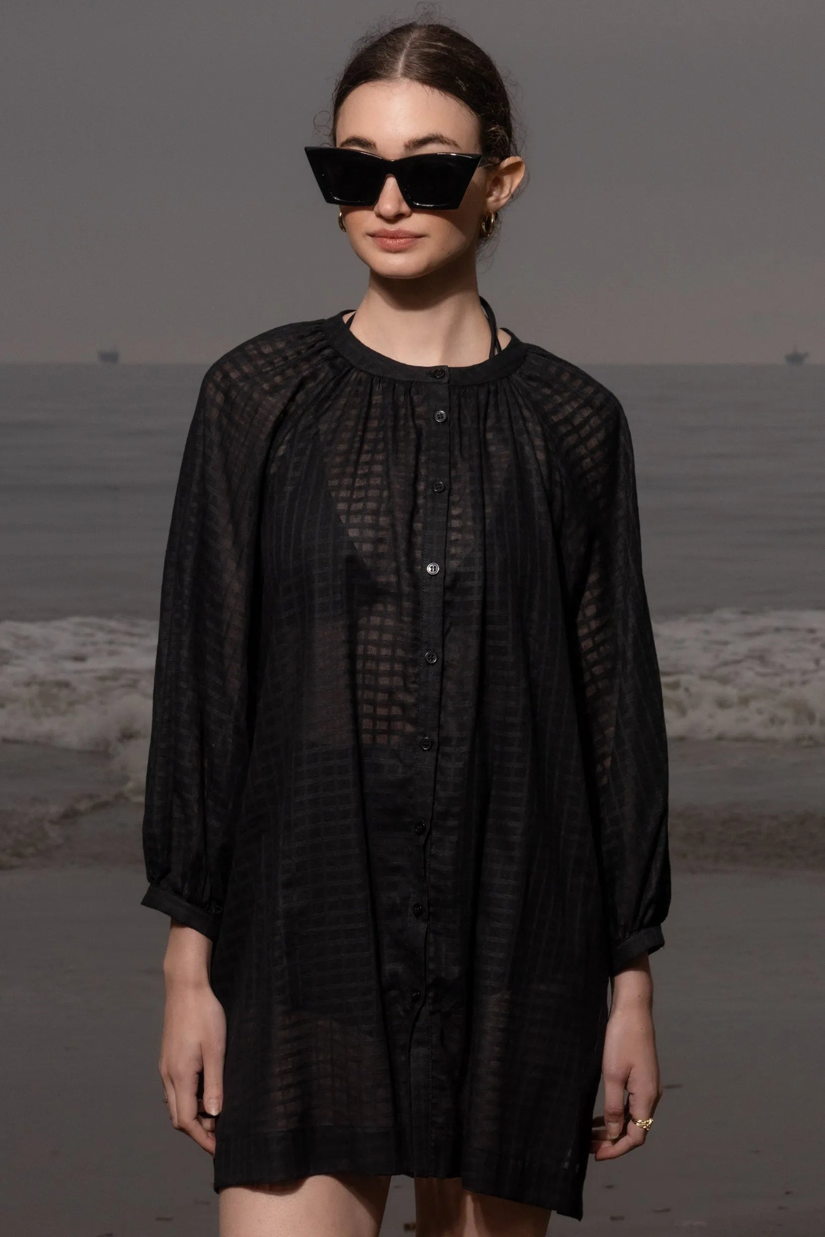Palma Cover-up - Black - Heidi Merrick