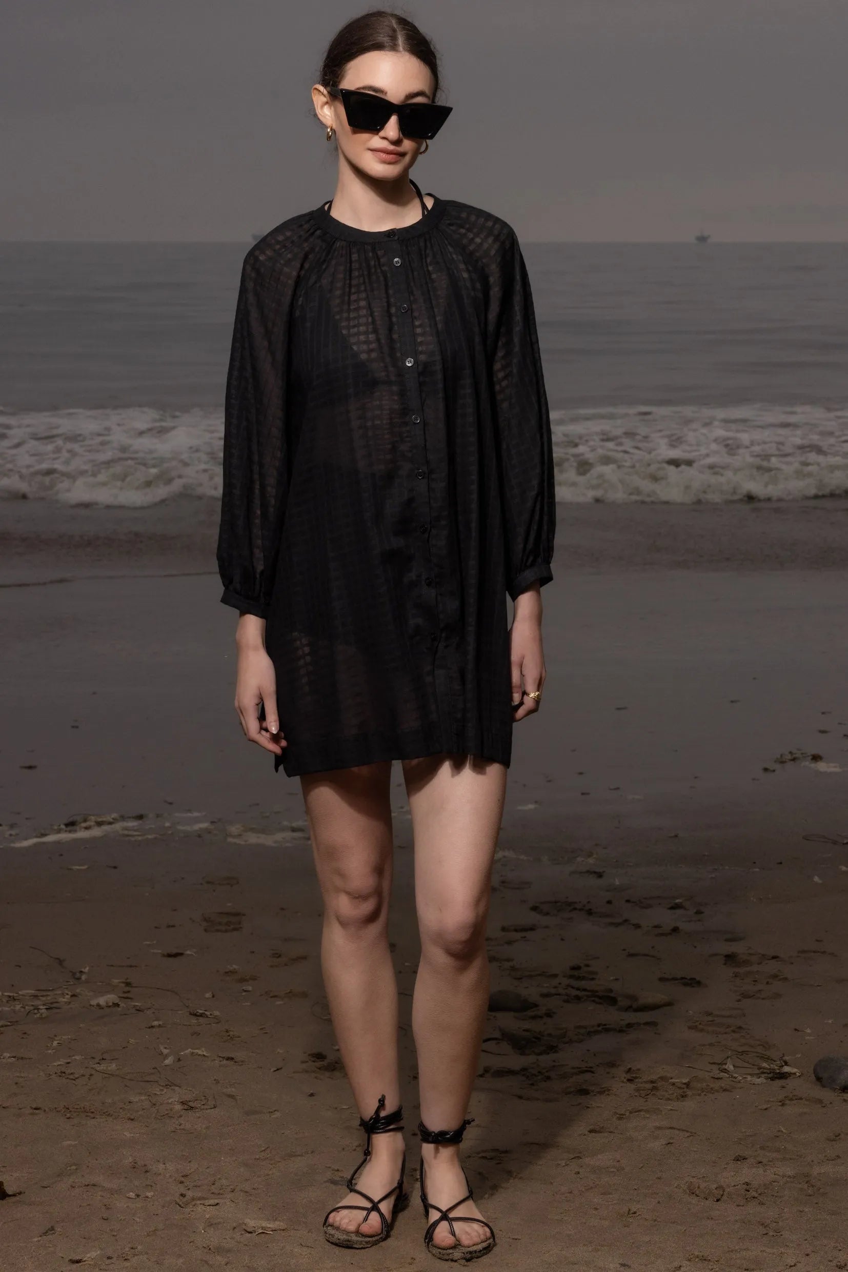Palma Cover-up - Black - Heidi Merrick