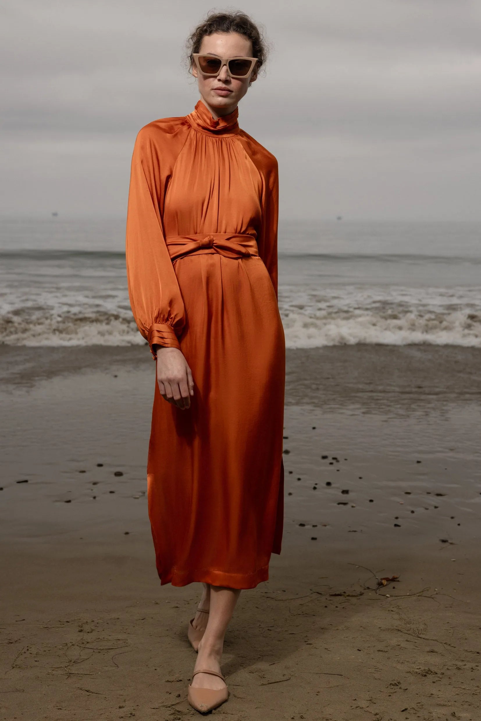 Arnold Dress - Flame - Heidi Merrick