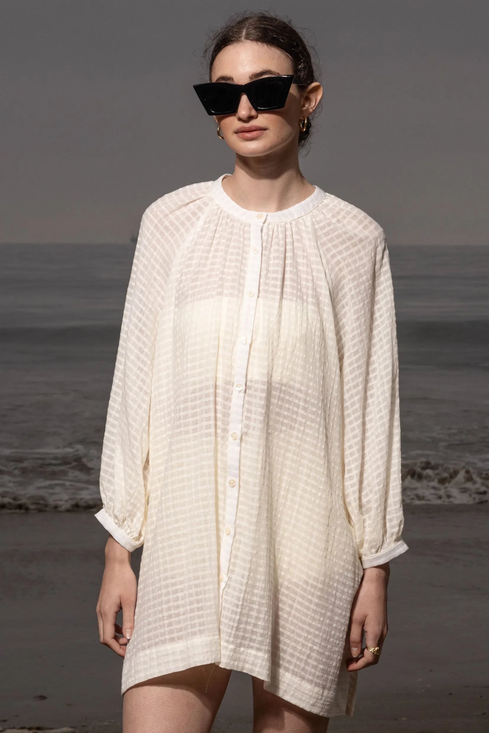 Palma Cover-up - Cream - Heidi Merrick