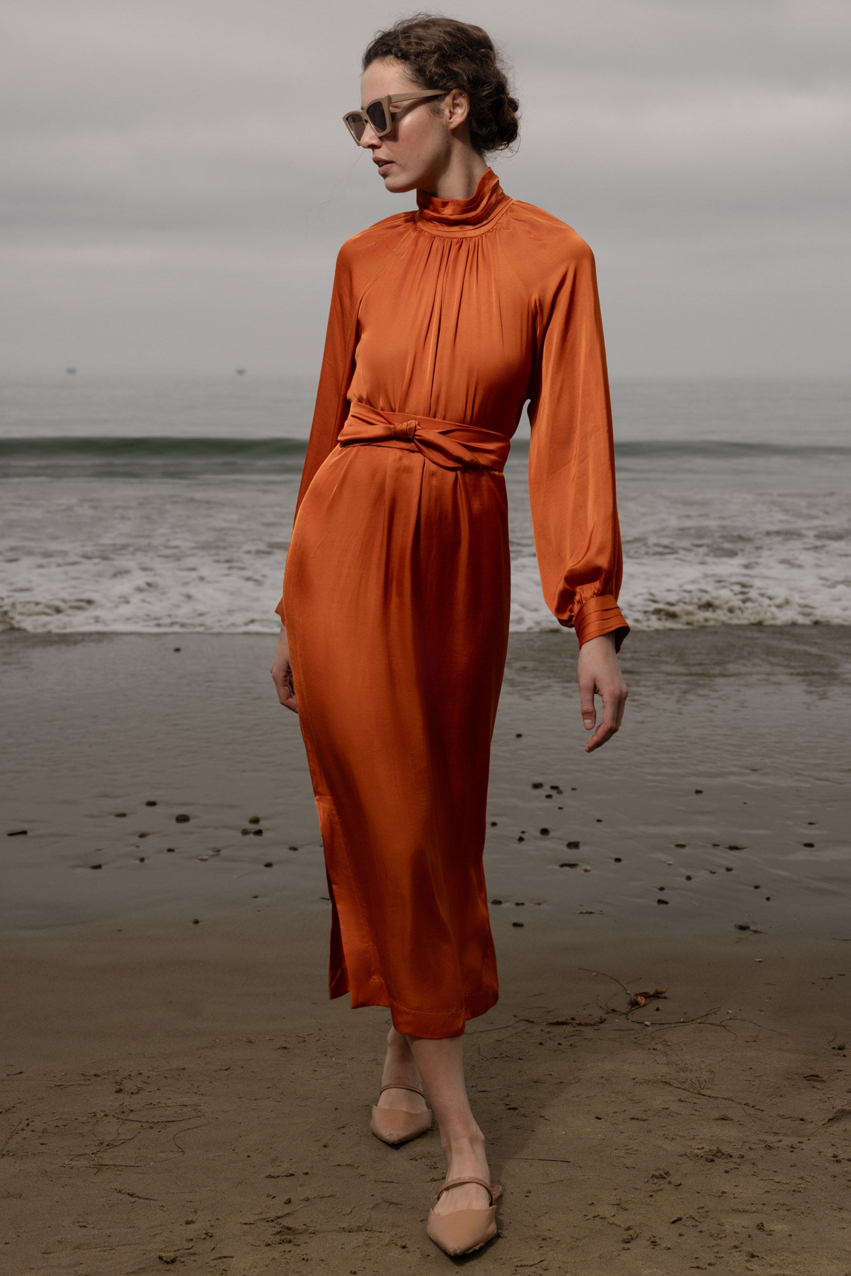 Arnold Dress - Flame - Heidi Merrick