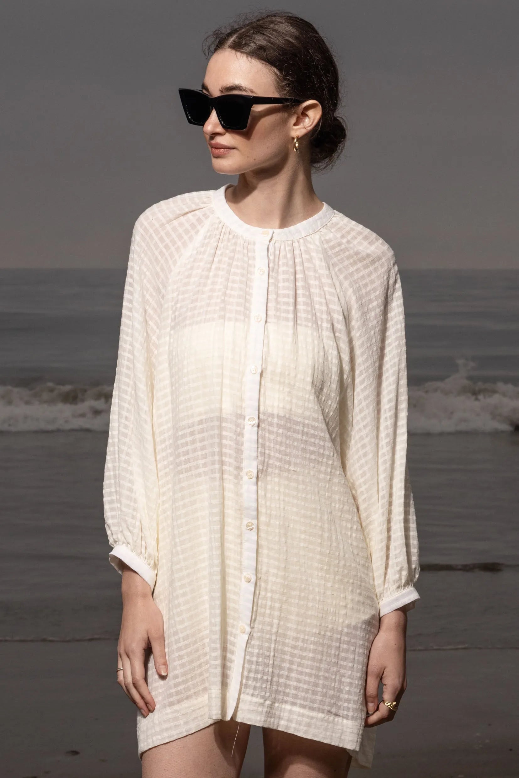 Palma Cover-up - Cream - Heidi Merrick