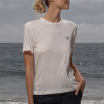 70's SRF LA Slim Tee - Navy Embroidered - Heidi Merrick