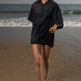 Aloha Shirt - Noir - Heidi Merrick