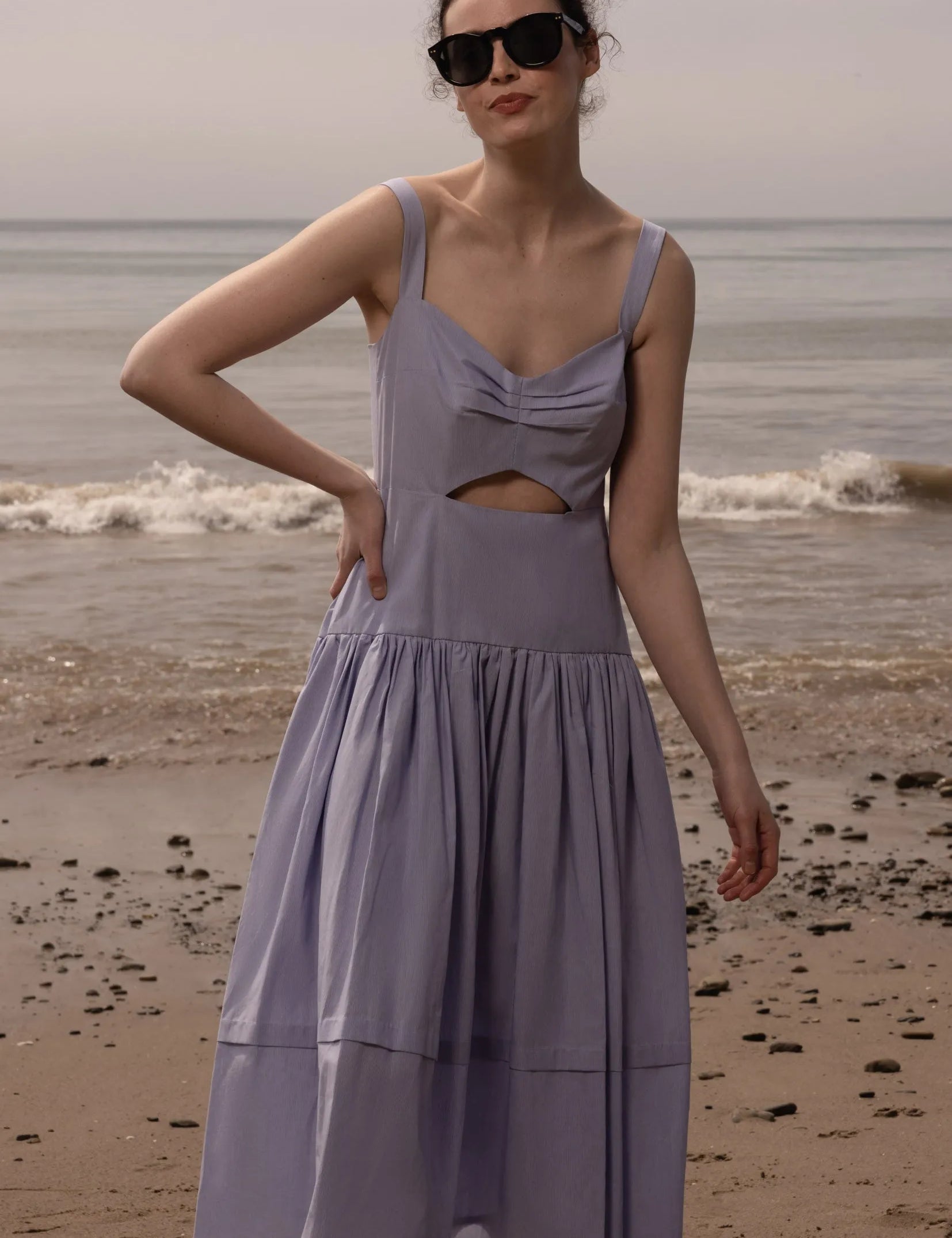Calvi Dress - Summer Stripe Cotton - Heidi Merrick