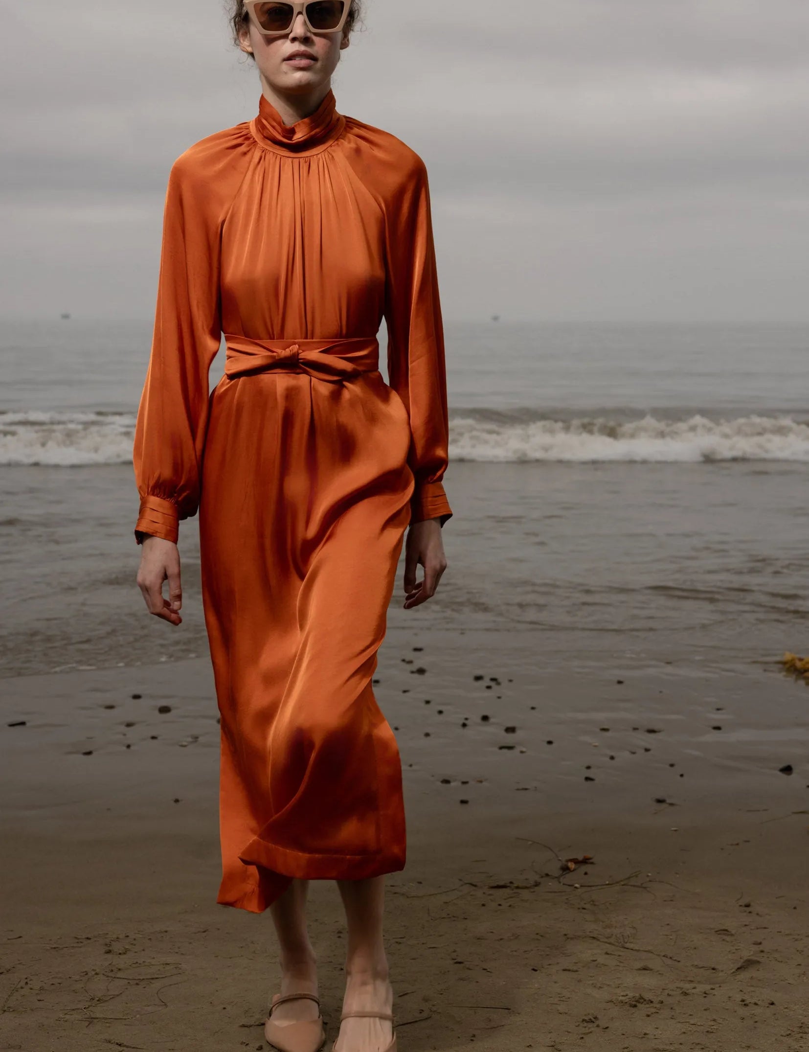 Arnold Dress - Flame - Heidi Merrick