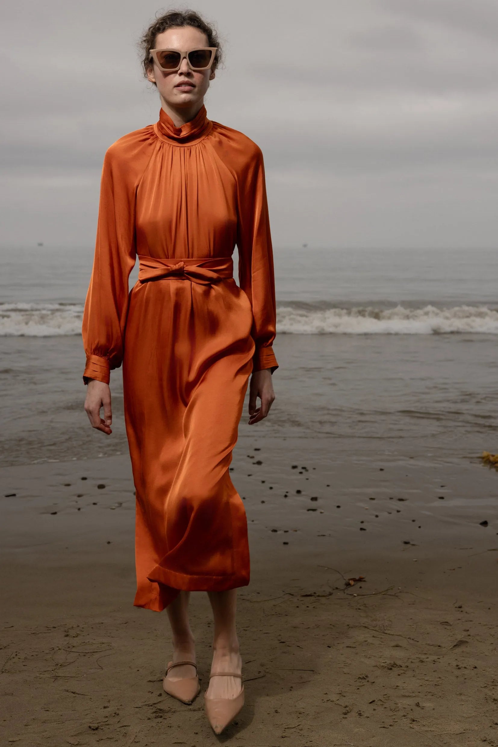 Arnold Dress - Flame - Heidi Merrick